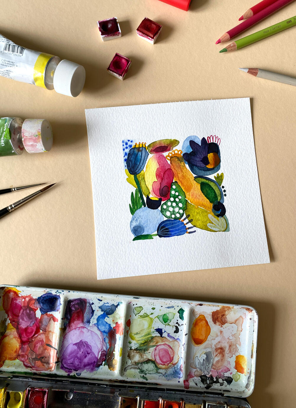 Abstract Watercolors